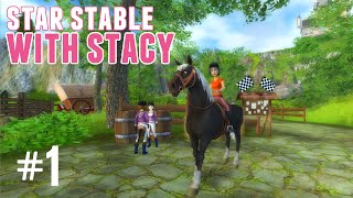 Star Stable With Stacy 1  Arriving at Moorland stables [upl. by Tertias]