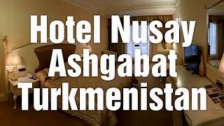 Nusay Hotel  Ashgabat Turkmenistan  Deluxe King Room [upl. by Alyce858]