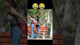 balloon blast prank with girl ll balloon blast prank on cute girl 😍 ll explorepage trandingshorts [upl. by Stock]