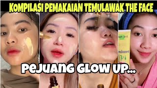 Kompilasi Pemakaian Temulawak The Face ✅ Pemula dan Rutin Pemakaian  HASIL Glowing ‼️ [upl. by Ahsiekram]