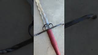 flamberge for buhurt bladesmith blacksmith swords [upl. by Kawai329]