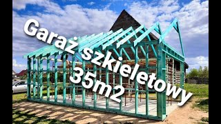 Garaż szkieletowy  jak to zrobić samemu [upl. by Krisha]