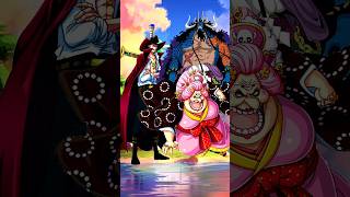 Mihawk 🆚 Big mom pirates and Beast pirates onepiece whoisstrongest shorts [upl. by Aitnic]