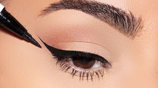 How to PERFECT WINGED EYELINER every single time Simple Beginner Friendly Technique [upl. by Joletta]