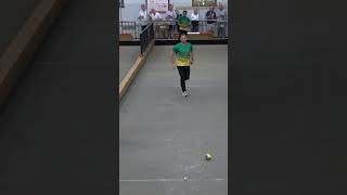 day 109 of posting bocce videos until we are in the olympics bocce sports bowling [upl. by Edijabab]