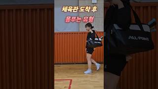 배드민턴 체육관 도착 후 몸푸는 유형 배드민턴 스트로크 스트레치 몸풀기 badminton badmintontraining badmintonlovers [upl. by Ahsehyt]