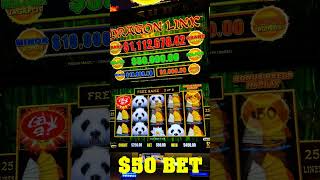 I GOT A 50 BET BONUS ON MILLION DOLLAR DRAGON LINK SLOT [upl. by Lajet]