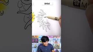 How to draw a sun noob vs pro [upl. by Ainegul33]