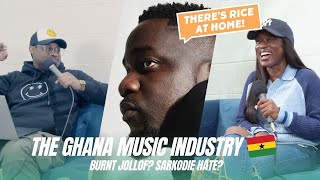 The Ghanaian Music Industry🇬🇭 burnt Jollof and Sarkodie hate  Rice at Home EP 1 [upl. by Hirsh814]