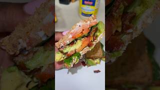 Avocado BLT 🥪 🥑 food breakfast sandwich blt snacks lunch health [upl. by Natsyrt]