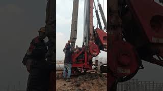 Drilling machine ‼️SR 150 pujakesuma pakubumi drilling spunpile [upl. by Gone964]