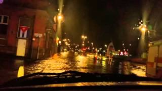 Kirkstall Road Leeds turned into a river  Floods December 2015 [upl. by Akehsar]