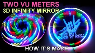 TWO VU Meter 3D Infinity Mirror  How Its Made [upl. by Shantha]