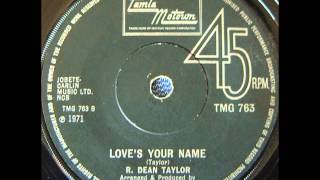 R Dean Taylor  Indiana wants me 1971 [upl. by Vinni]