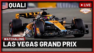 F1 Live  Las Vegas GP Qualifying Watchalong  Live timings  Commentary [upl. by Lebezej331]