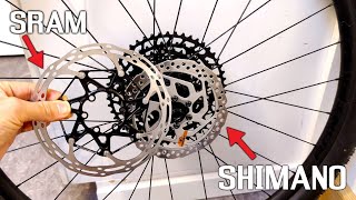 Will a SRAM rotor work on my SHIMANO brake MTB [upl. by Fredela]