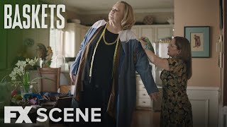 Baskets  Season 3 Ep 1 Making Christines Dress Scene  FX [upl. by Correy]