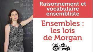 Ensembles  lois de Morgan  Maths  MPSI 1ère année  Les Bons Profs [upl. by Alolomo5]