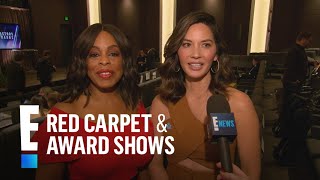 Hear How Niecy Nash amp Olivia Munn Got Their SAG Card  E Red Carpet amp Award Shows [upl. by Hairem]