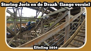 Storing bij Joris en de draak lange versie Efteling 2024 [upl. by Annaes]