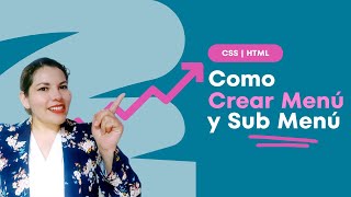 Cómo Crear un Menú y Submenú con HTML y CSS  Guía Completa para Principiantes 🚀💻 [upl. by Sousa586]