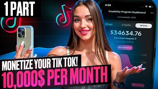 Earn Big on TikTok A Beginner’s Roadmap to 10000Month [upl. by Nolasba]