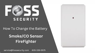 FireFighter SmokeCO Sensor Battery Replacement [upl. by Travers]