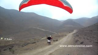 Tandem Flight Pachacamac  Parapente Lima Peru [upl. by Hite]