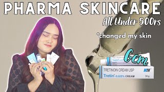 Pharmacy Skincare That Truly Works🏨  Under 500rs ONLY [upl. by Eniladam]