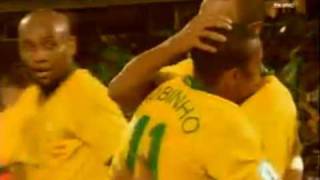 Confederations Cup Italy  Brazil 0  1 Luis Fabiano [upl. by Anirbys]