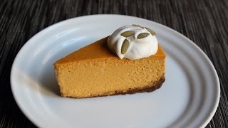 Pumpkin Cheesecake Recipe  How to Make Pumpkin Cheesecake [upl. by Jessalin]