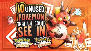 10 UNUSED Pokemon For LETS GO PIKACHU amp EEVEE [upl. by Gamber]