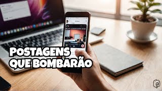 Tipos de postagens fazer no Instagram Linha editorial [upl. by Oigile]