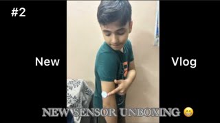 NEW FREESTYLE LIBRE SENSOR UNBOXING 📳😄 [upl. by Nivra]