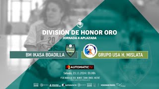 2425  DHOF  BM IKASA BOADILLA vs GRUPO USA H MISLATA [upl. by Kaazi]