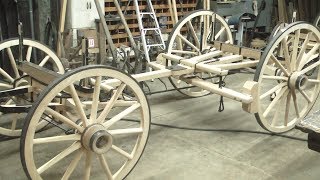 How to Build a Sheep Wagon Undercarriage in the Wheelwright Trade  Engels Coach [upl. by Adnwahsar396]