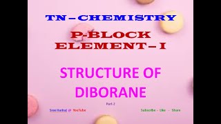 STRUCTURE OF DIBORANE in Tamil [upl. by Gariepy]