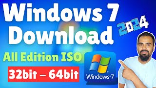 Windows 7 All Edition ISO Download Kaise Kare How to Download Windows 7 ISO File LATEST  2024 [upl. by Johnna745]