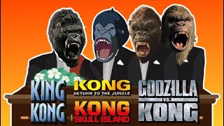 King Kong 2005 amp Kong Return To The Jungle amp Kong Skull Island amp Godzilla vs Kong  Coffin Dance [upl. by Ekez]