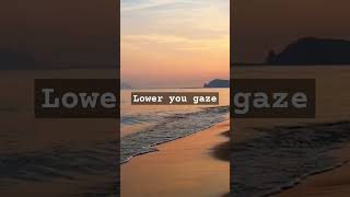 Lower your gaze islamicstatus islmicvideo [upl. by Sung955]