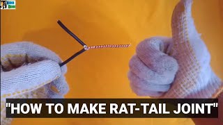 PAANO GAWIN ANG RATTAIL JOINT HOW TO MAKE RATTAIL JOINT PINAKAMADALING PARAAN MISTER CORBI [upl. by Haet]