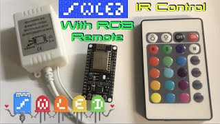 How TO Connect IR 24 Key Remote Control With WLED And ESP8266 [upl. by Rosalynd]