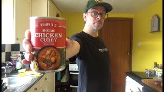 Lets Try Bramwells Hot Chicken Tinned Curry [upl. by Nylesoy922]