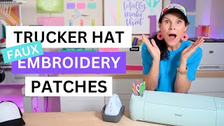 The Ultimate Cricut Trucker Hat Tutorial [upl. by Panchito]