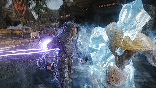 The Greybeards vs The College of Winterhold  Skyrim AdeptExpertMaster [upl. by Layor]