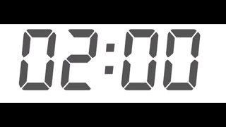 Alarma cronómetro simple cuenta atrás 2 minutos Con ALARMA FINAL Stream Halzia de Ateez Bomba BTS [upl. by Hgielak212]