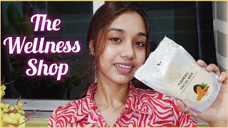 THE WELLNESS SHOP  5 min Herbal Facial Wax  watch for honest review [upl. by Tennes]