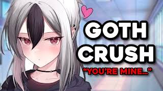 SPICY Goth Girl Crush Confesses To You Roleplay ASMR [upl. by Kanter]