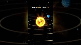 What school taught us vs the reality 💀 solarsystem facts spacefacts ai WhispersofAI05 [upl. by Juieta865]