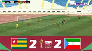 Togo contre Guinée équatoriale 22  Éliminatoires AFCON 2025  Résumé de Match [upl. by Ellienad101]